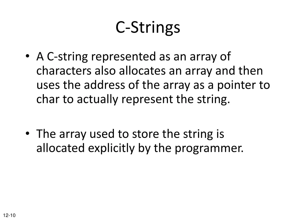 c strings 1