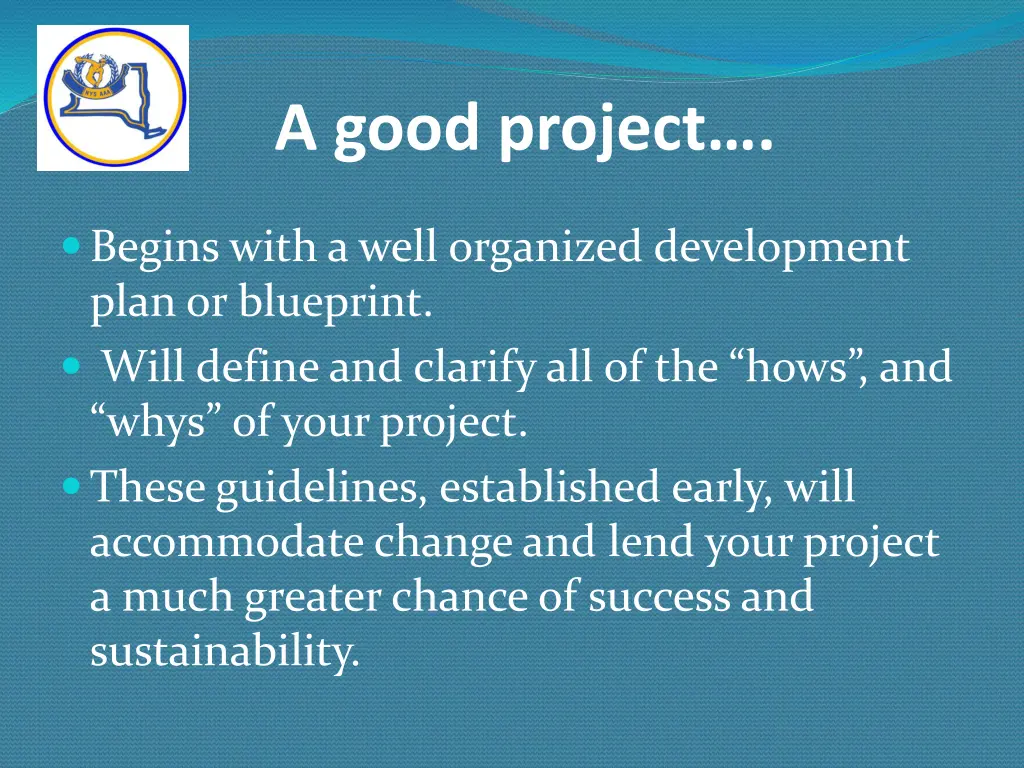 a good project