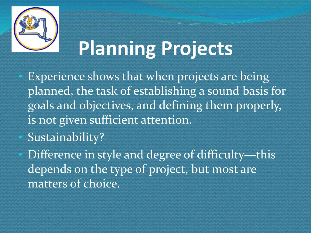 planning projects