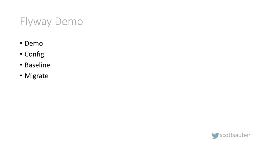 flyway demo