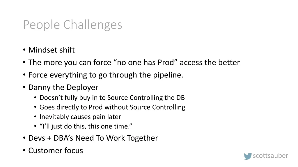 people challenges