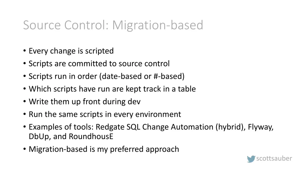 source control migration based