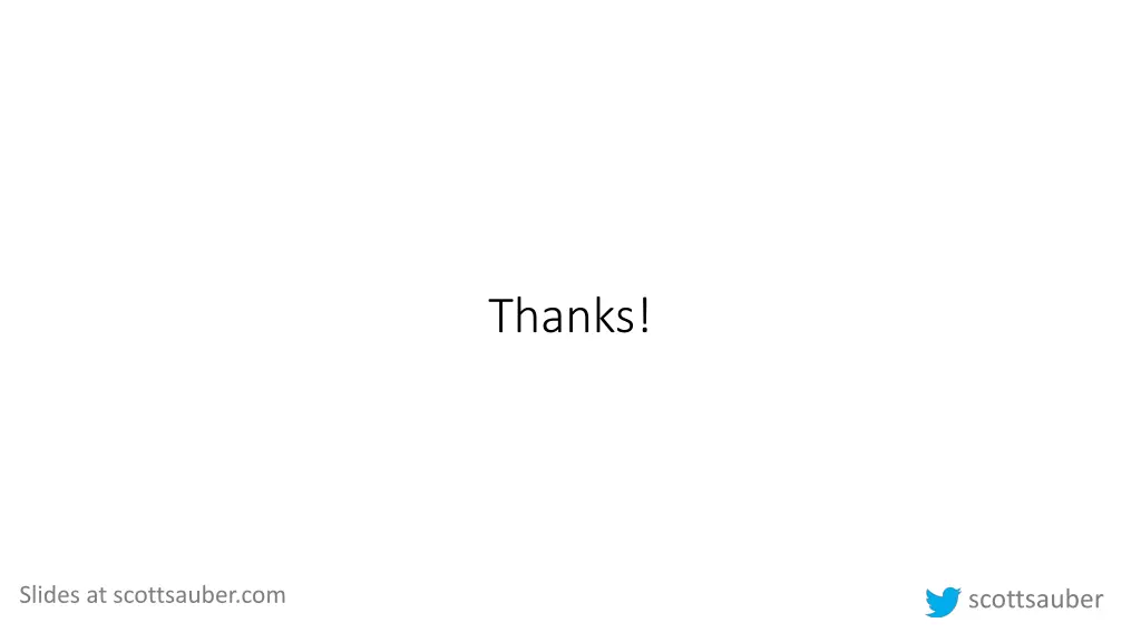 thanks