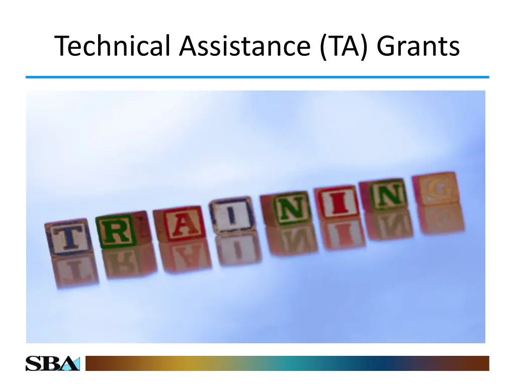 technical assistance ta grants