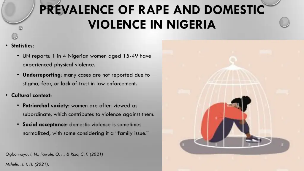 prevalence of rape and domestic violence