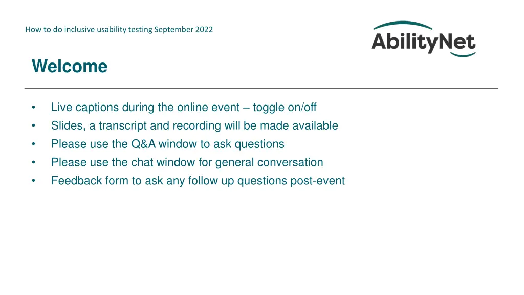 how to do inclusive usability testing september 1