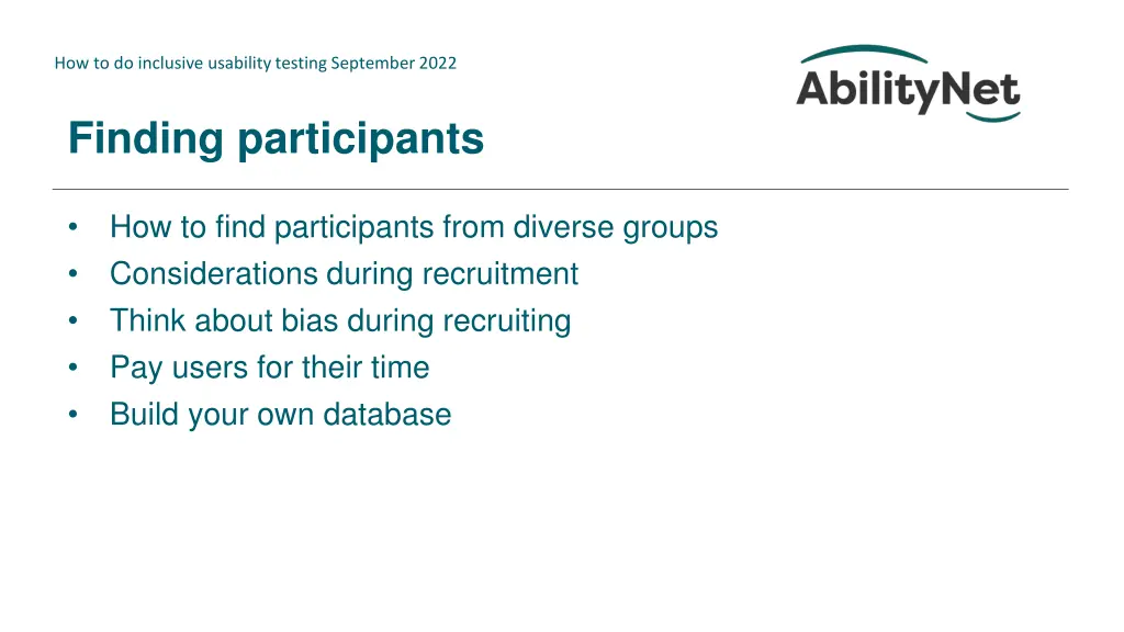 how to do inclusive usability testing september 13