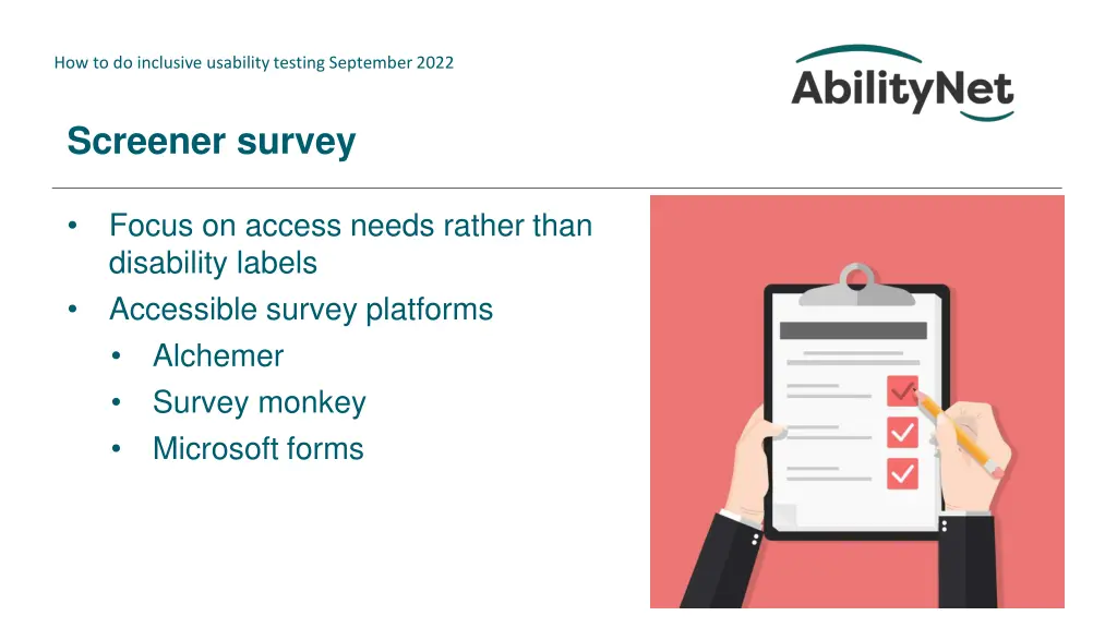 how to do inclusive usability testing september 16