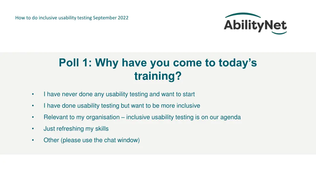 how to do inclusive usability testing september 4