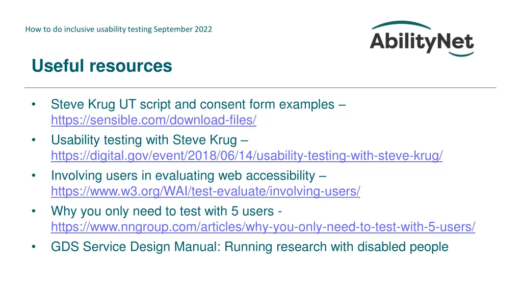 how to do inclusive usability testing september 41