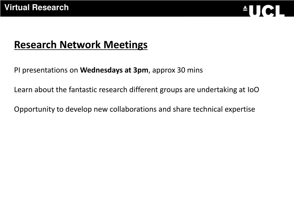 virtual research