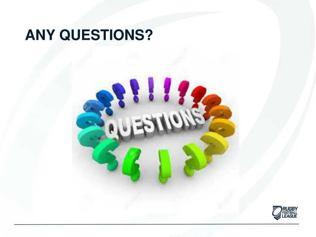 any questions