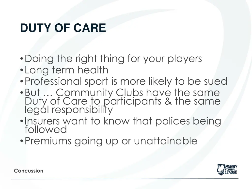 duty of care