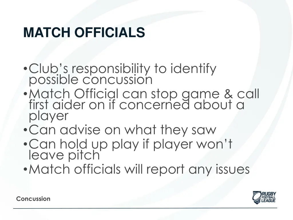 match officials