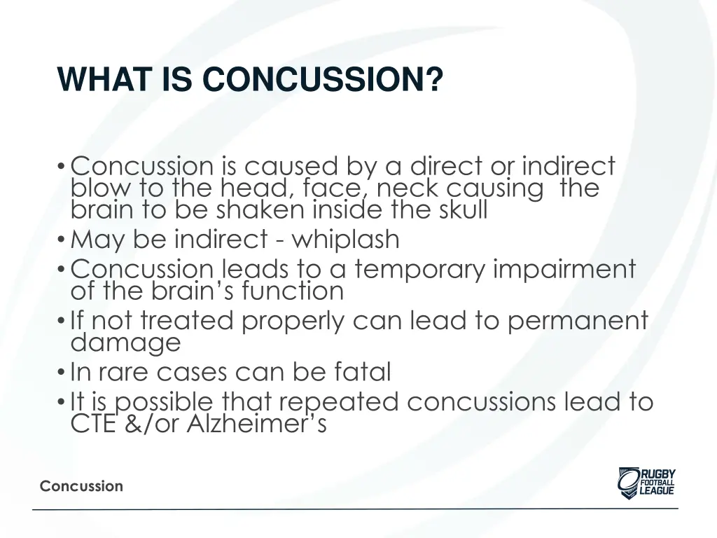 what is concussion