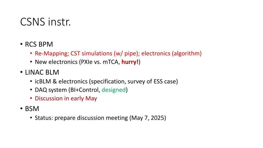csns instr