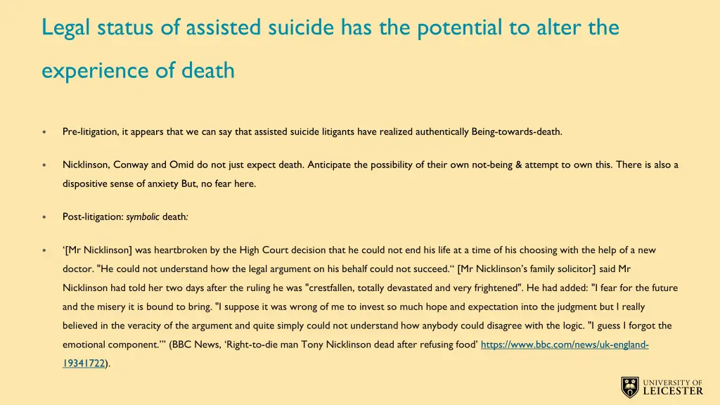 legal status of assisted suicide