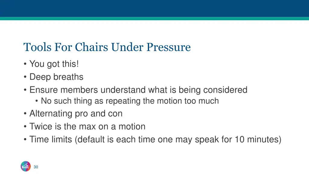 tools for chairs under pressure