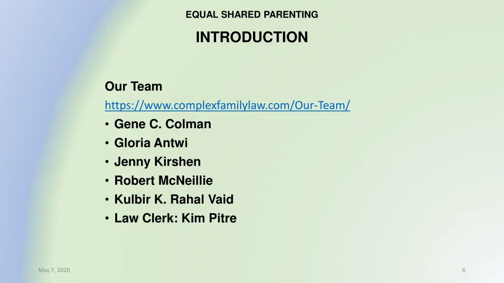equal shared parenting 2