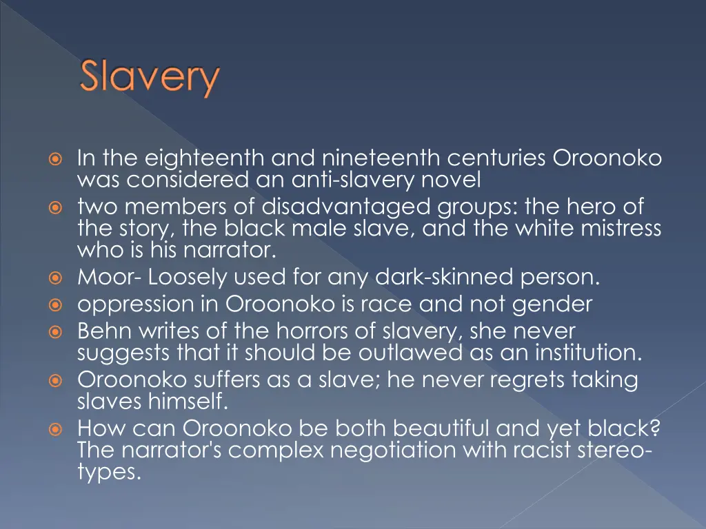 slavery