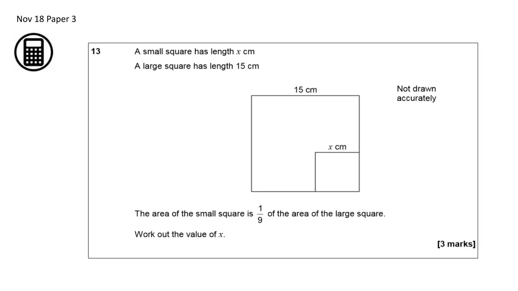 nov 18 paper 3