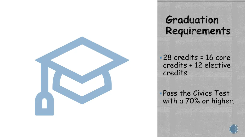 graduation requirements
