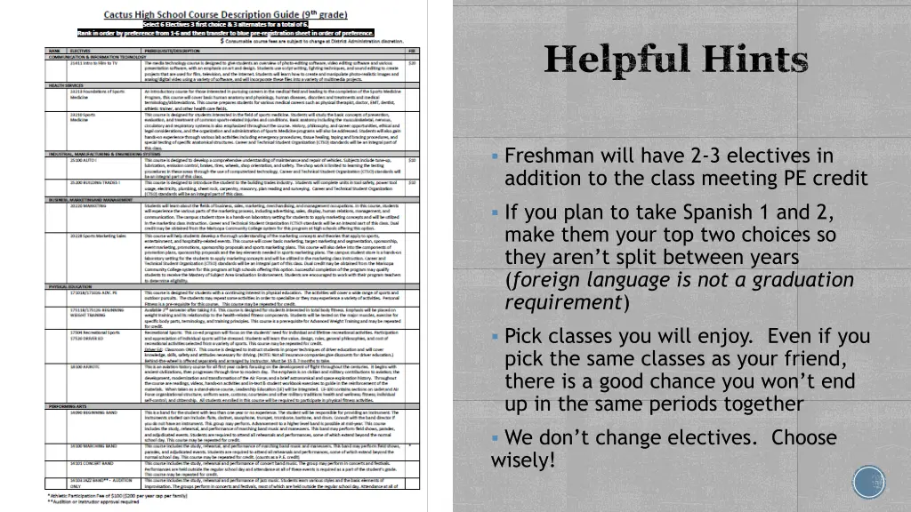 helpful hints