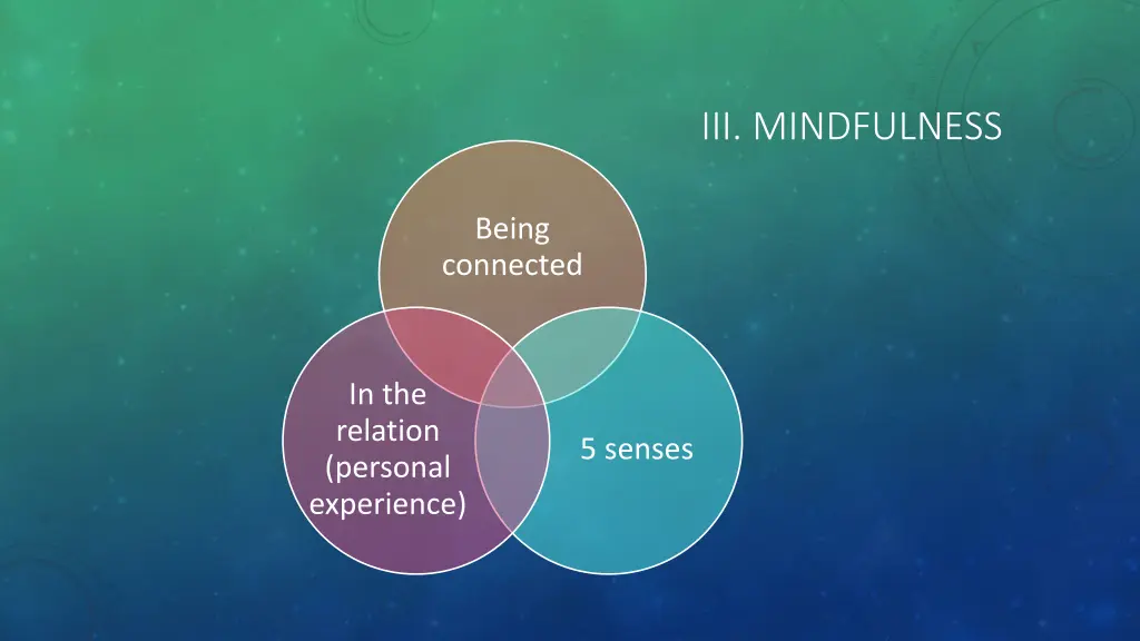 iii mindfulness