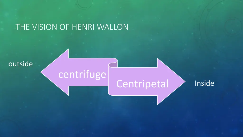 the vision of henri wallon