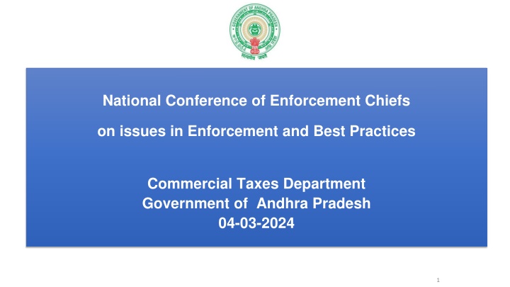 national conference of enforcement chiefs