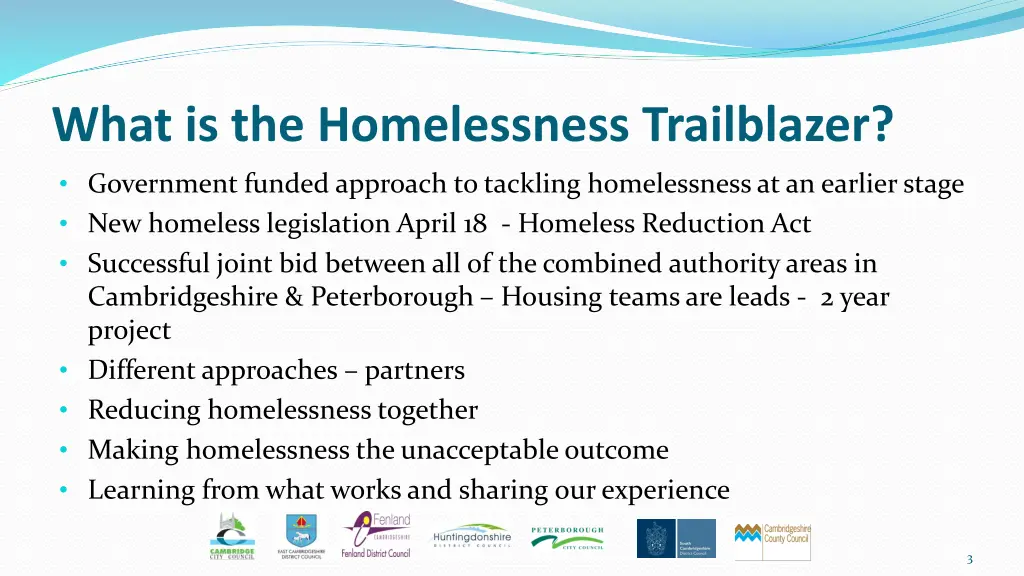 what is the homelessness trailblazer