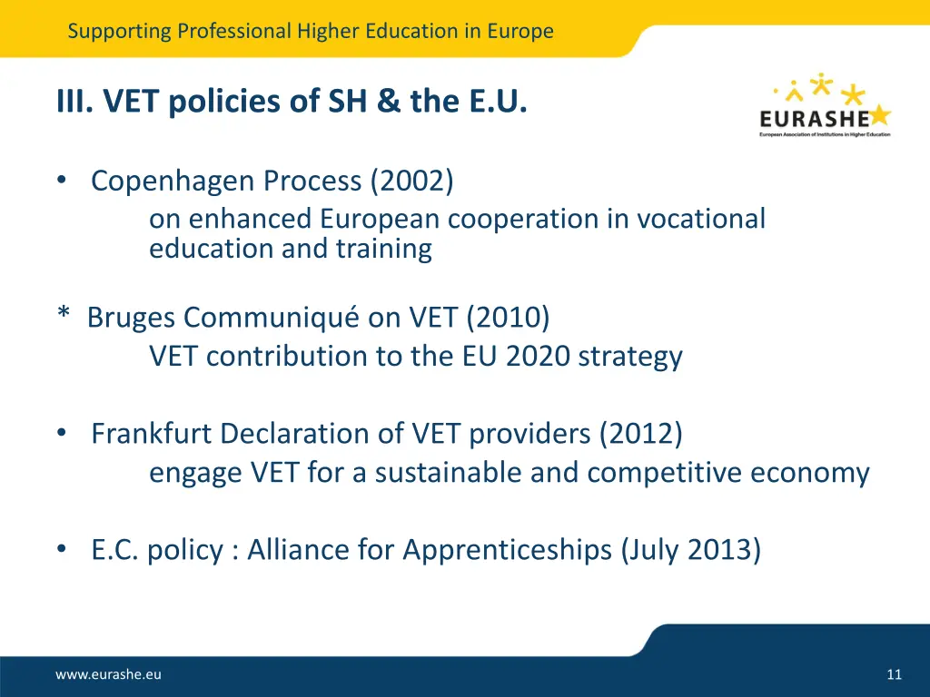 supporting professional higher education in europe 10