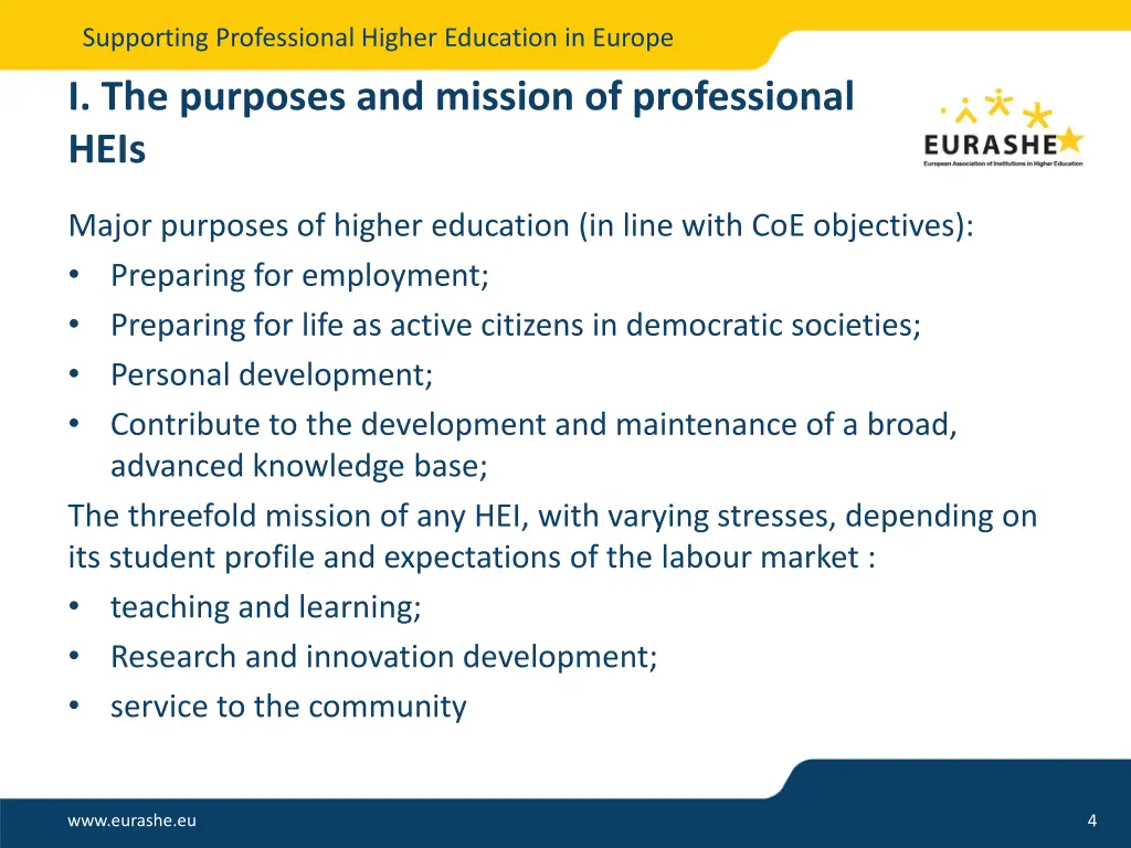 supporting professional higher education in europe 3