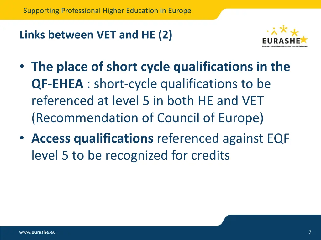 supporting professional higher education in europe 6