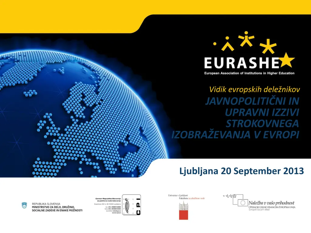 supporting professional higher education in europe