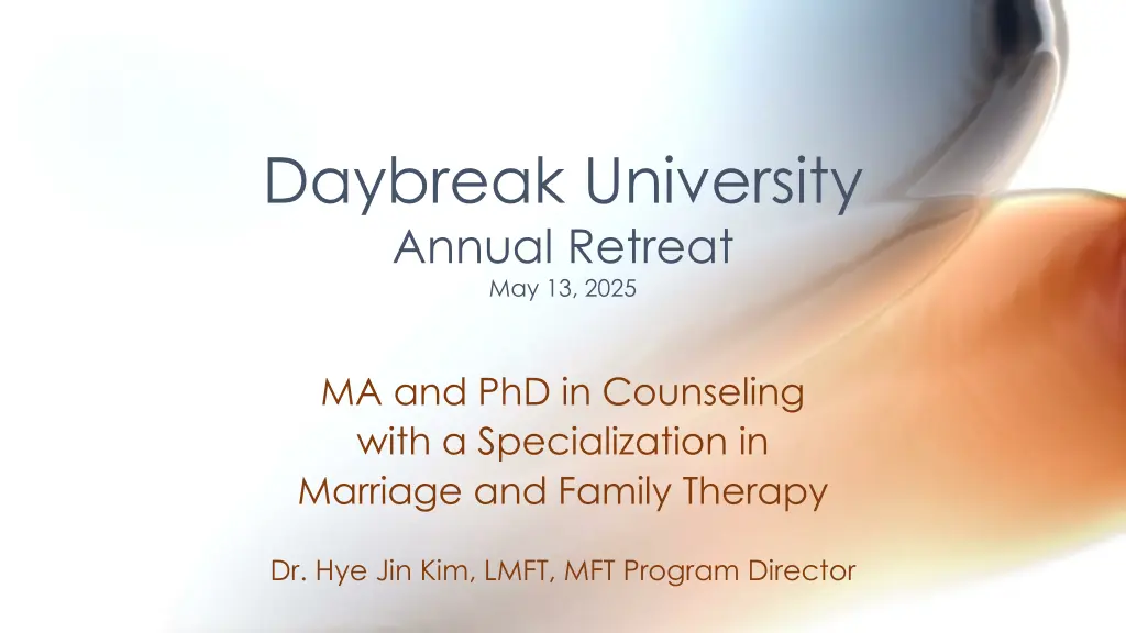 daybreak university annual retreat may 13 2025