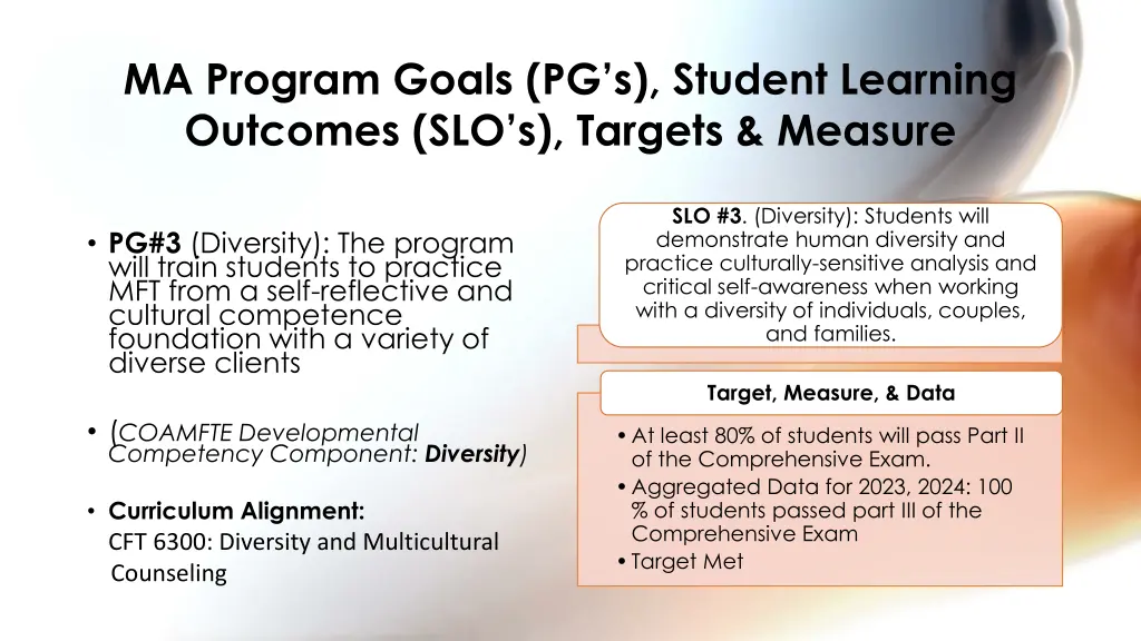 ma program goals pg s student learning outcomes 2