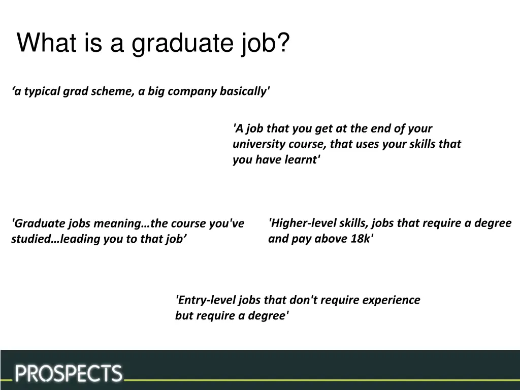 what is a graduate job 2