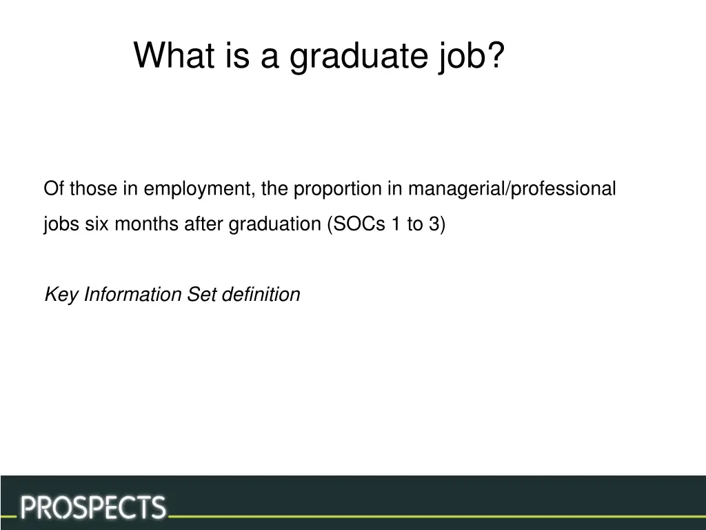 what is a graduate job 3