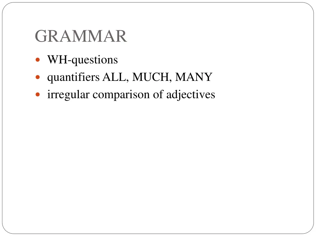 grammar