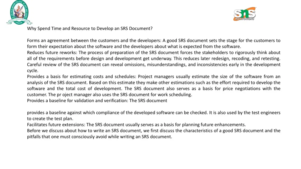 why spend time and resource to develop