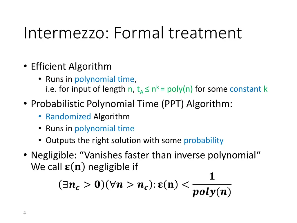 intermezzo formal treatment