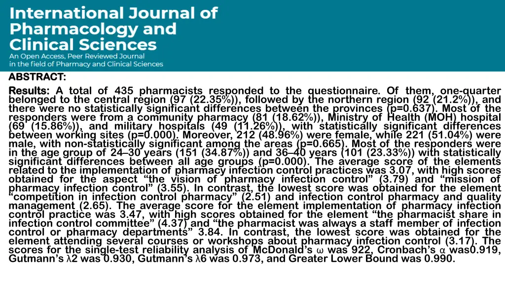 abstract abstract results results a total