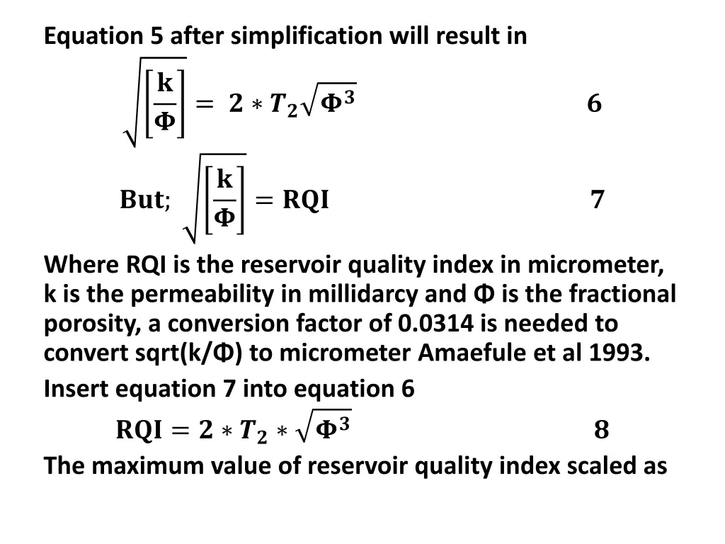equation 5 after simplification will result in