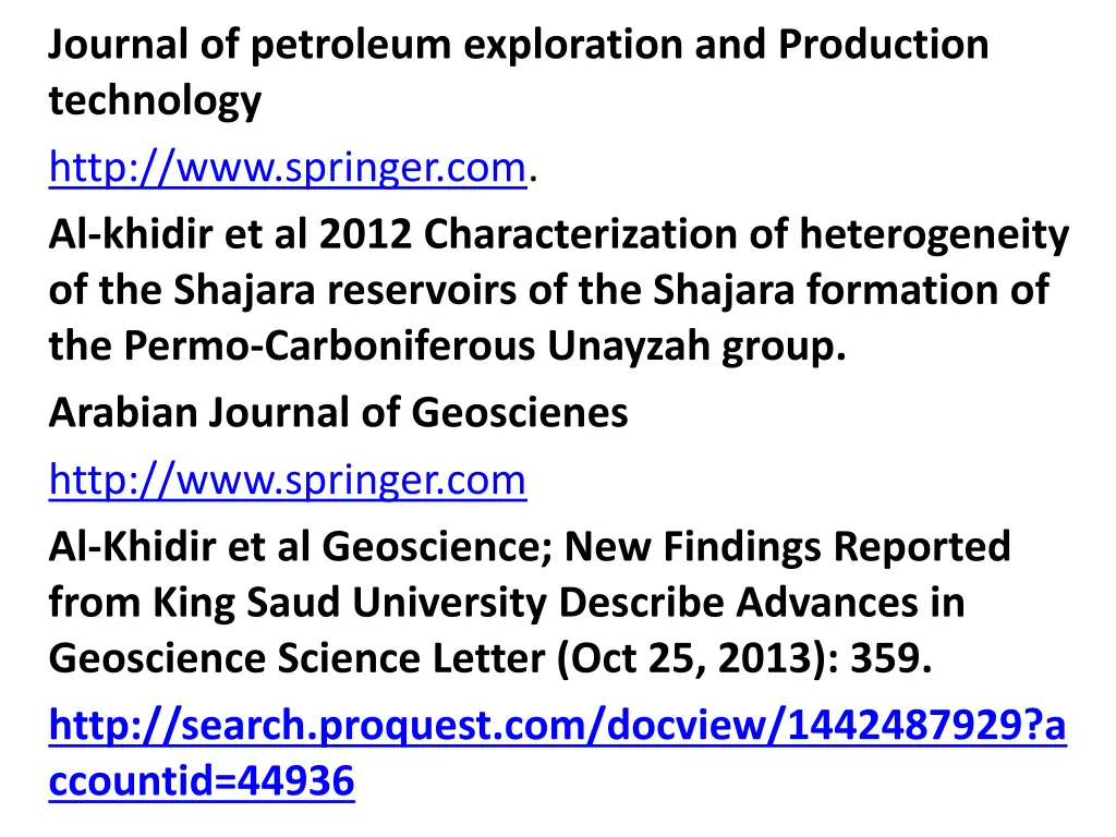 journal of petroleum exploration and production
