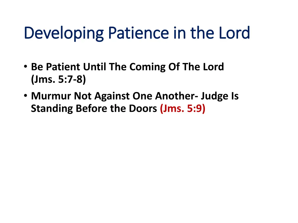 developing patience in the lord developing 1