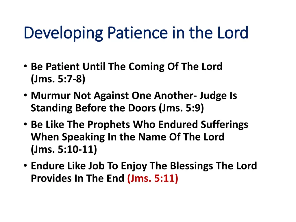developing patience in the lord developing 3