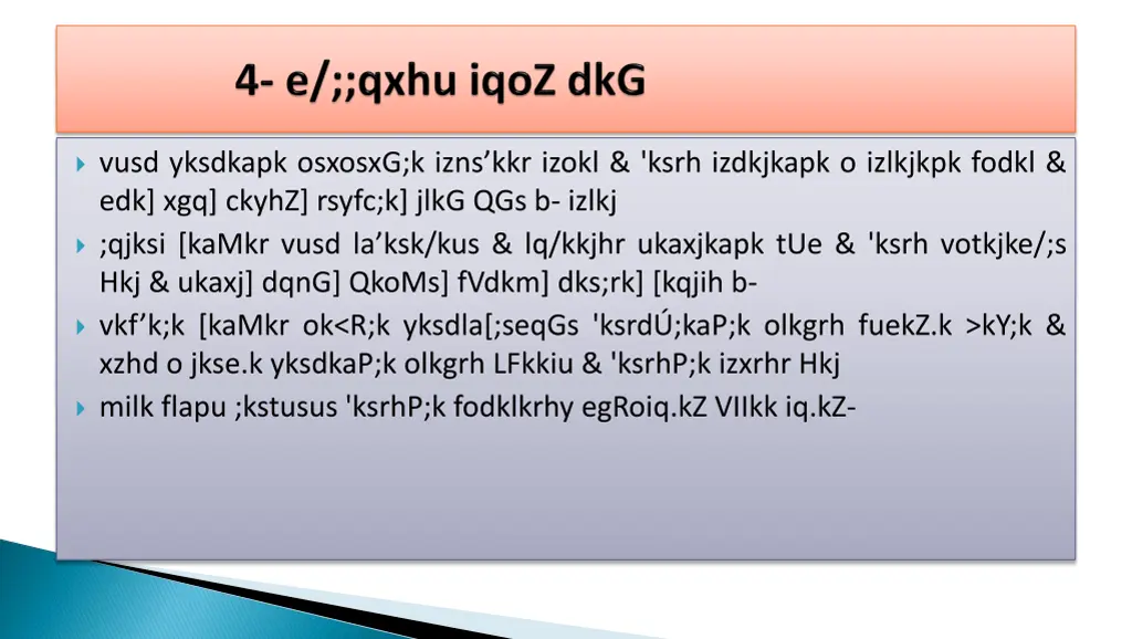 vusd yksdkapk osxosxg k izns kkr izokl ksrh