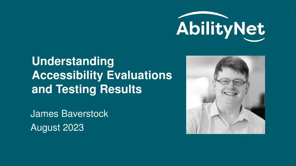 understanding accessibility evaluations