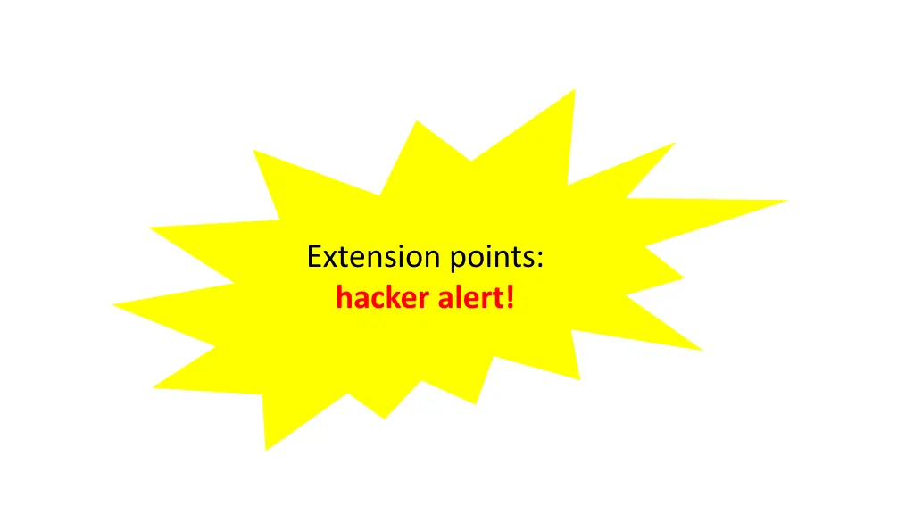 extension points hacker alert